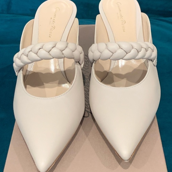 Gianvito Rossi Nappa Mousse Mules Size 40 - Picture 2 of 5